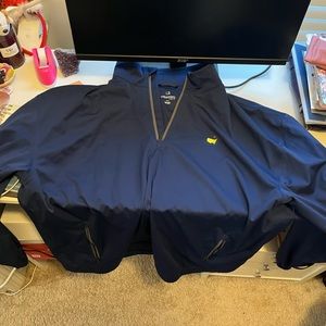 MASTERS GOLF Performance Pullover (Augusta National)  QUARTER ZIP  New.